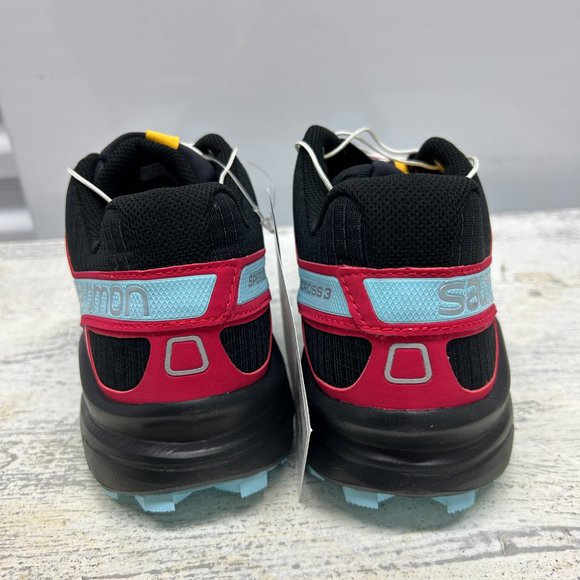 Salomon Speedcross 3CS Women: Conquer Trails with Elegance in Black/Lotus Pink - Picture 6 of 9
